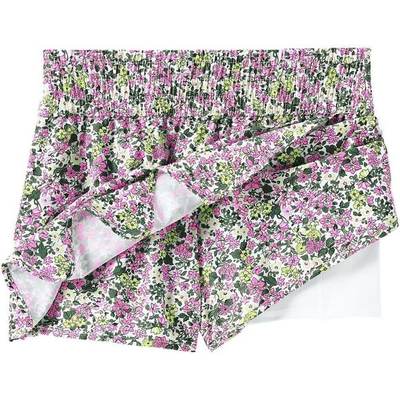 Land's End Plus Size Tulip Hem Skort Swim bottom White Multi Distsy Floral L - Picture 5 of 7